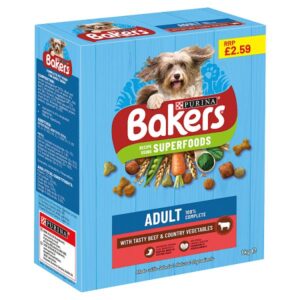 BAKERS Adult Beef with Vegetables Dry Dog Food 1kg