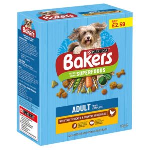 BAKERS Adult Chicken with Vegetables Dry Dog Food 1kg