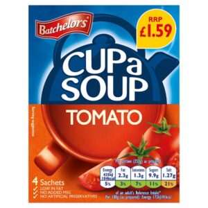 Batchelors Cup a Soup Tomato 4 Sachets 93g