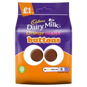 Cadbury Dairy Milk Orange Giant Buttons Bag