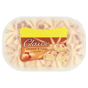 Classic Caramel & Fudge Ice Cream 900ml