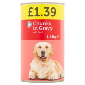 Euro Shopper Chunks in Gravy with Beef 1.24kg