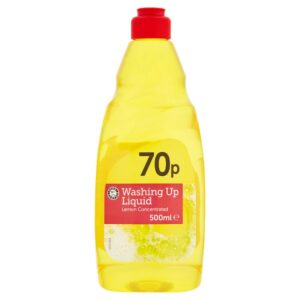 Euro Shopper Washing Up Liquid Lemon Concentrated 500ml