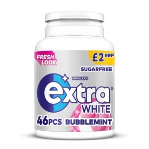 Extra White Bubblemint Chewing Gum Sugar Free