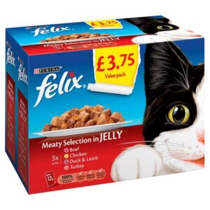 Felix Meaty Selection in Jelly 12 x 100g
