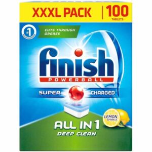 Finish Power Essential Dishwasher Tablets Lemon 100 Tabs