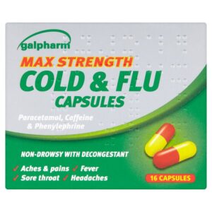 Galpharm Max Strength Cold & Flu Capsules 16 Capsules  £1.75