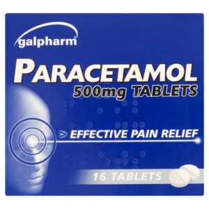 Galpharm Paracetamol 500mg Tablets 16 Tablets  £0.99