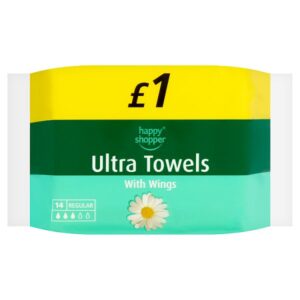 Happy Shopper 14 Regular Ultra Towels with Wings