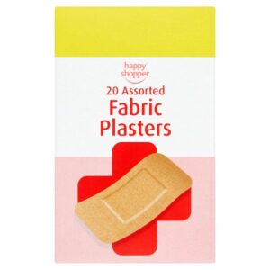 Happy Shopper 20 Assorted Fabric Plasters  £1.00