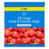 Happy Shopper 20 Large Food & Freezer Bags £1.45
