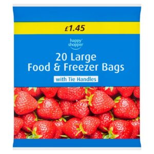 Happy Shopper 20 Large Food & Freezer Bags £1.45