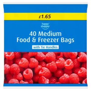 Happy Shopper 40 Medium Food & Freezer Bags £1.65