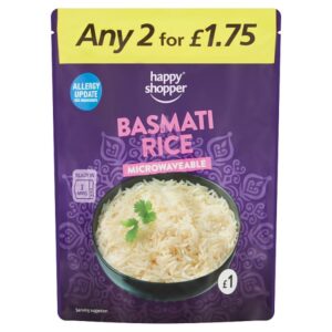 Happy Shopper Basmati Rice Microwaveable 250g