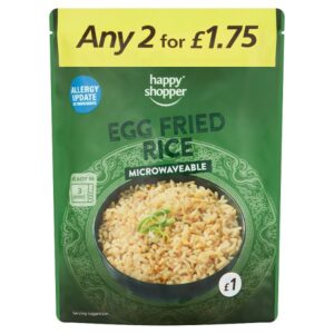 Happy Shopper Egg Fried Rice Microwaveable 250g