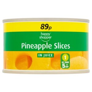 Happy Shopper Pineapple Slices in Juice 227g