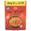 Happy Shopper Spicy Mexican Style Rice Microwaveable 250g