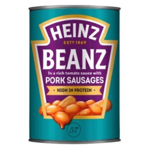 Heinz Baked Beanz with Pork Sausages 415g