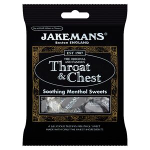 Jakemans Throat & Chest Soothing Menthol Sweets 100g
