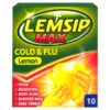 Lemsip Max Cold & Flu Lemon 10 Sachets  £3.99