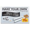 Make Your Own 100 King Size Cigarette Filter Tubes