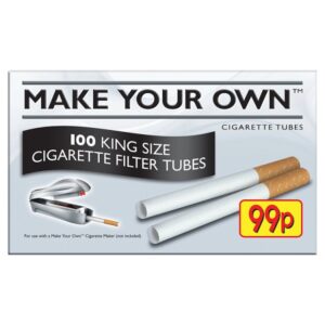 Make Your Own 100 King Size Cigarette Filter Tubes