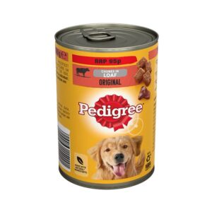 Pedigree Adult Wet Dog Food Tin Original in Loaf 400g