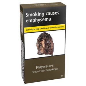 Players JPS Green Filter Superkings 20s