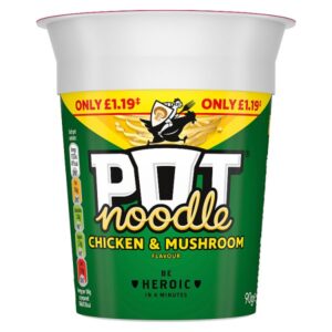 Pot Noodle Chicken & Mushroom Instant Snack 90g