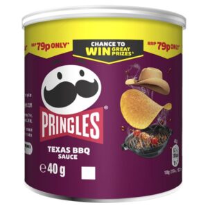 Pringles Texas BBQ Sauce Crisps Can 79p