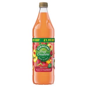 Robinsons Fruit Creations Peach & Raspberry Squash 1L