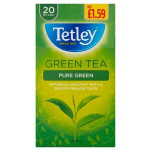 Tetley Green Tea Pure Green 20 Tea Bags 40g