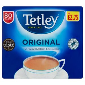 Tetley Original 80 Tea Bags 250g