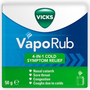 Vicks VapoRub relief of cough cold & flu like symptoms Jar 50g  £3.99