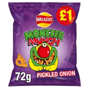 Walkers Monster Munch Pickled Onion Snacks