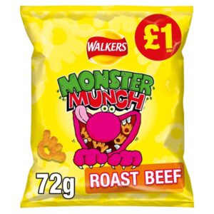Walkers Monster Munch Roast Beef Snacks