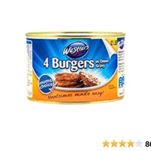 Westlers 4 Burgers in Onion Gravy 425g