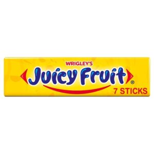 Wrigley’s Juicy Fruit Chewing Gum 7 Sticks