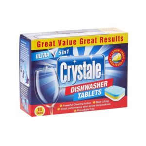 Crystale dishwasher tablets 18 Tabs