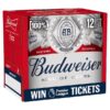 Budweiser Lager Beer Bottles 12 x 300ml