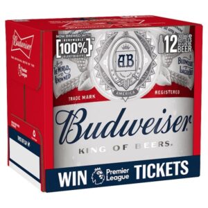 Budweiser Lager Beer Bottles 12 x 300ml Budweiser Lager Beer Bottles 12 x 300ml