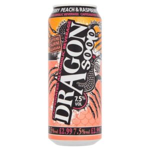 Dragon Soop Peach & Raspberry 500ml