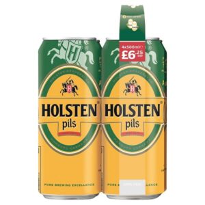 Holsten Pils Lager Beer 4 x 500ml