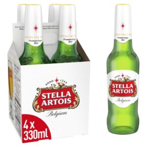 Stella Artois Belgium Premium Lager 4 x 330ml