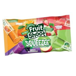 Fruit Shoot Squeezy Ice Pops 540ml (18 x 30ml) Fruit Shoot Squeezy Ice Pops (FREEZE at HOME) 18 x 30ml