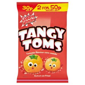 Tangy Toms Tomato Flavour Corn Snacks 25g