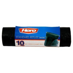 Hero 10 Standard Refuse Sacks £1.29
