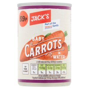Jack's Baby Carrots in Water 300g