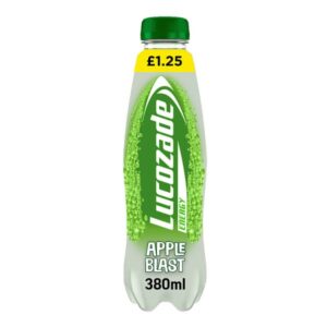 Lucozade Energy Drink Apple Blast 380ml