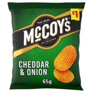 McCoy's Cheddar & Onion Sharing Crisps
